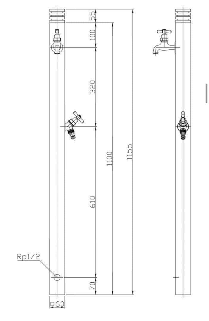 【真鍮】立水栓 Miyabi 雅 セキスイエクステリア セキスイデザインワークス