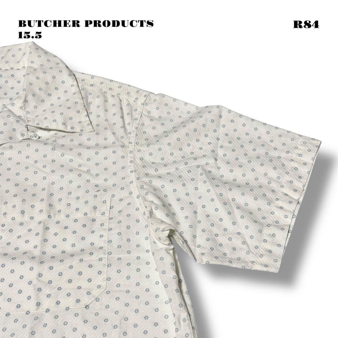 ★限定出品★ BUTCHER PRODUCTS 半袖 シャツ ホワイト 15.5