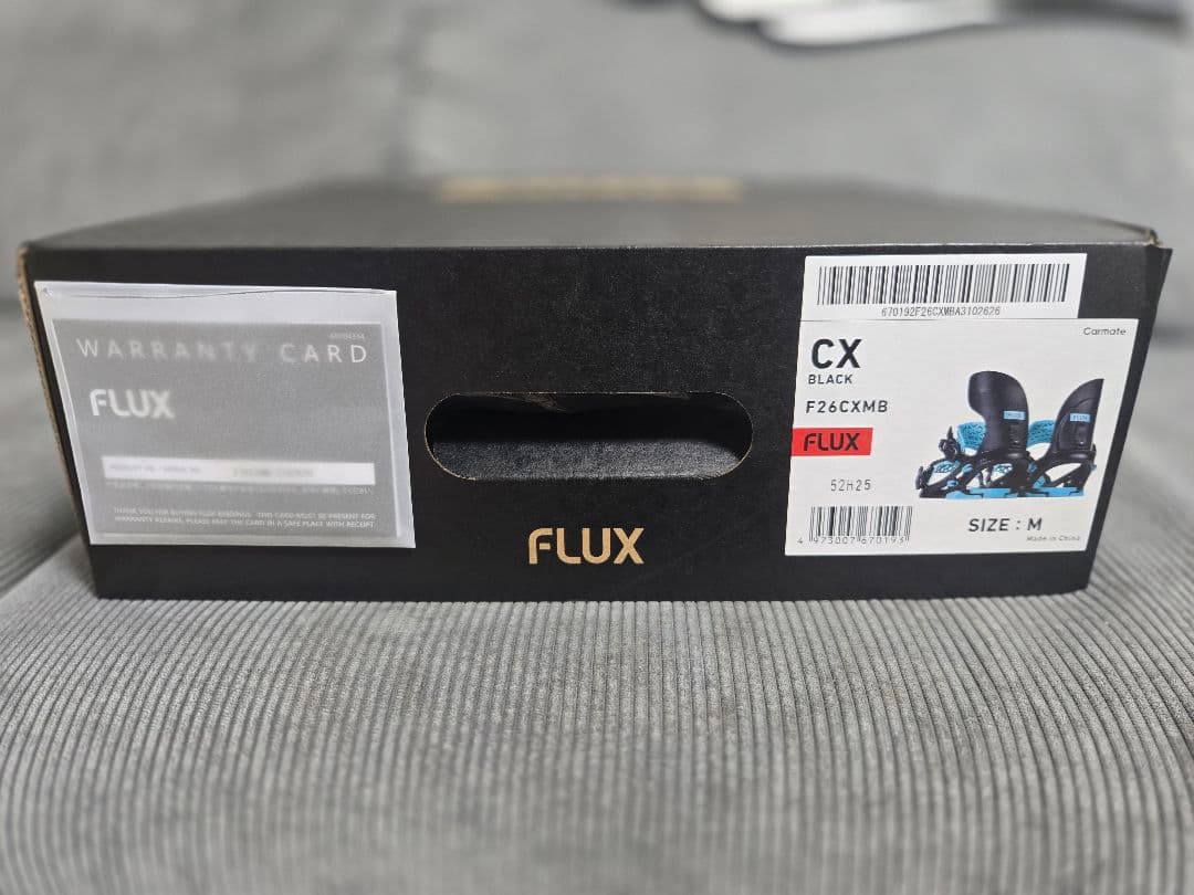 25-26 FLUX CX ブラック Mサイズ