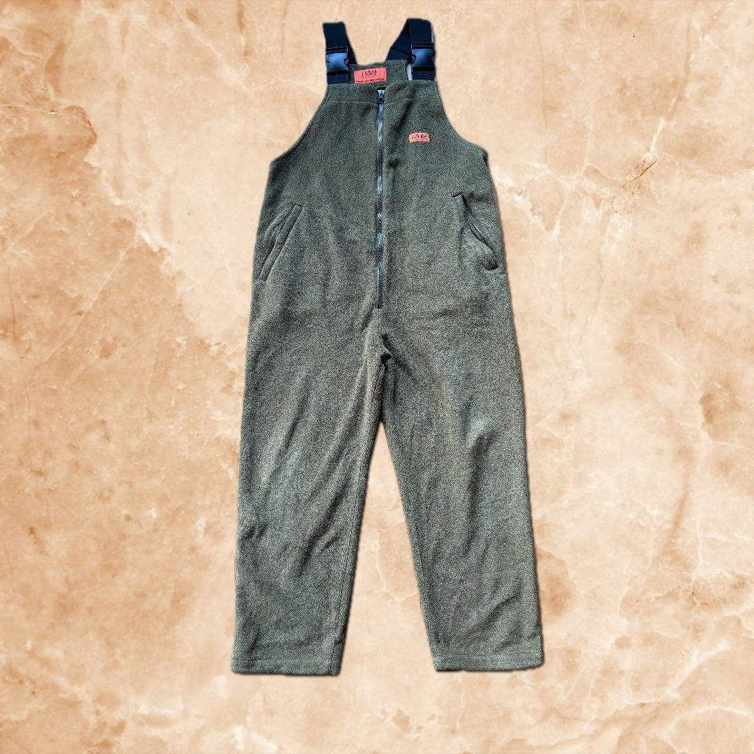 UNIVERSAL OVERALL フリースオーバーオール オリーブグリーン　M