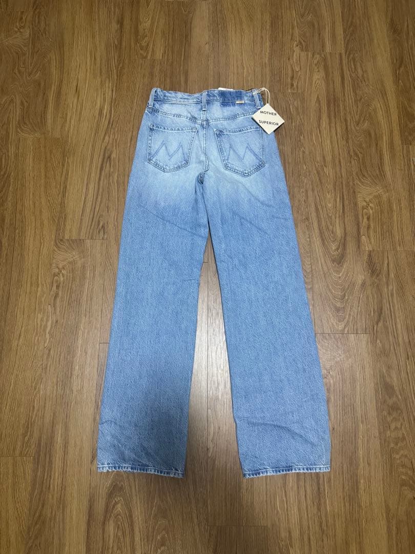 MOTHER ダメージ加工 ストレートデニム 23