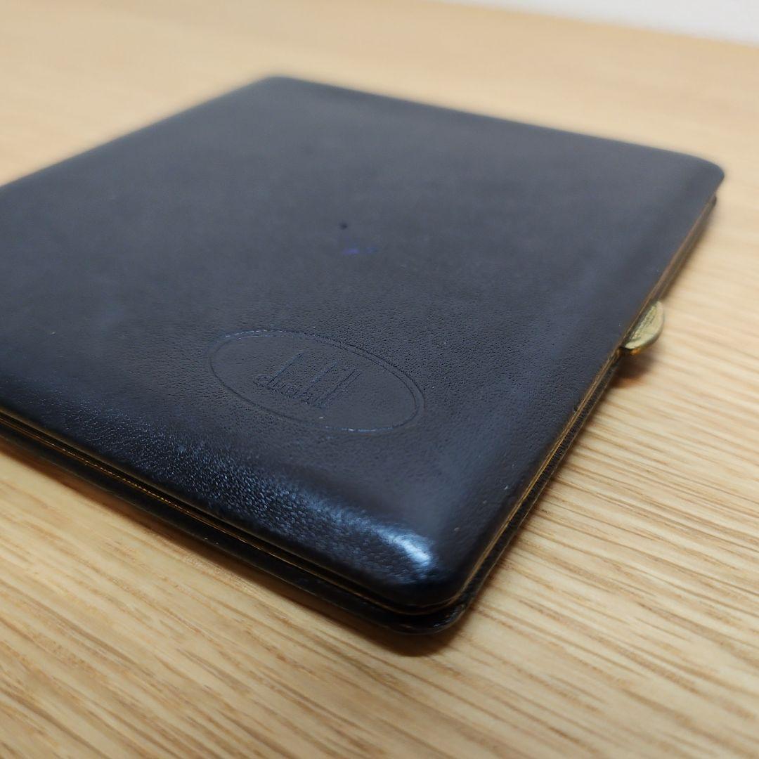 希少 シガレットケース　dunhill　ダンヒル　タバコ レザー　BLACK