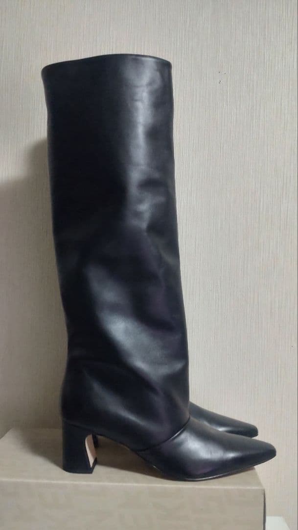 新品タグ付き，CORSO ROMA 9/コルソローマ９の5.5ロングブーツ，38