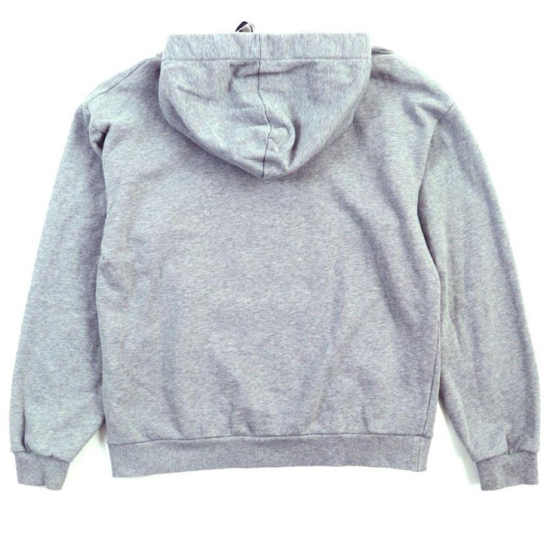 CELINE ルーズ フーディー / コットンフリース　メンズパーカー　グレー