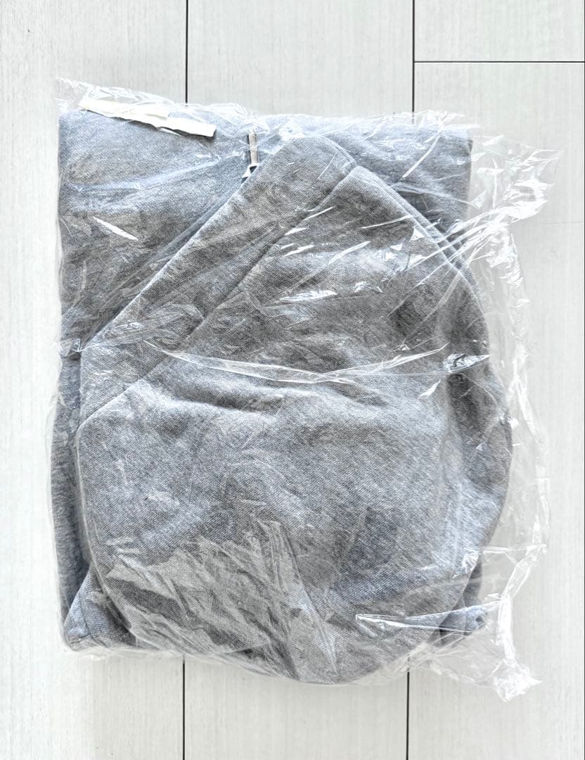 CELINE ルーズ フーディー / コットンフリース　メンズパーカー　グレー