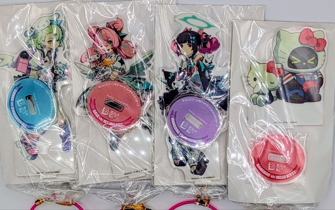 ゼンレスゾーンゼロ ゼンゼロ サンリオ アクリルスタンド GIGO 全4種