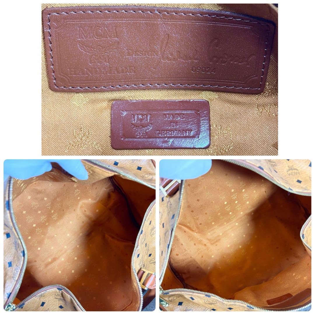 未使用級/ヴィンテージ✨MCM ボストンバッグ 2WAY 大容量 総柄 旅行鞄