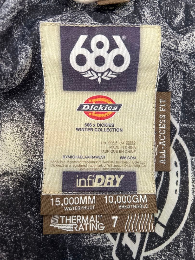 激レア 686 Dickies ディッキーズ Ｌ ボードウェア リフレクター