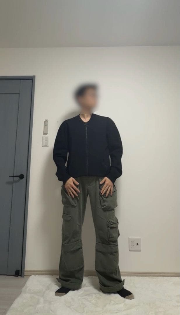 【DIESEL】ロゴジップ レーヨン ジップアップ トラックジャケット ブラック