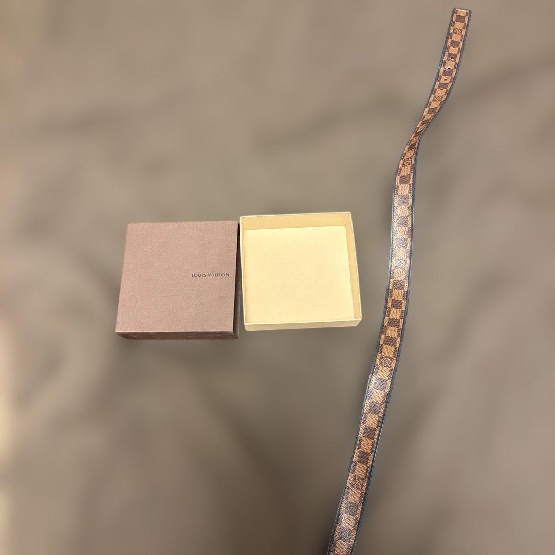 LOUIS VUITTON ダミエ ベルト 箱付き 値下げ