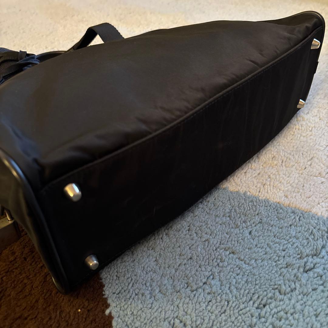 PRADA プラダ ナイロン ハンドバッグ 黒 正規品 三角ロゴ