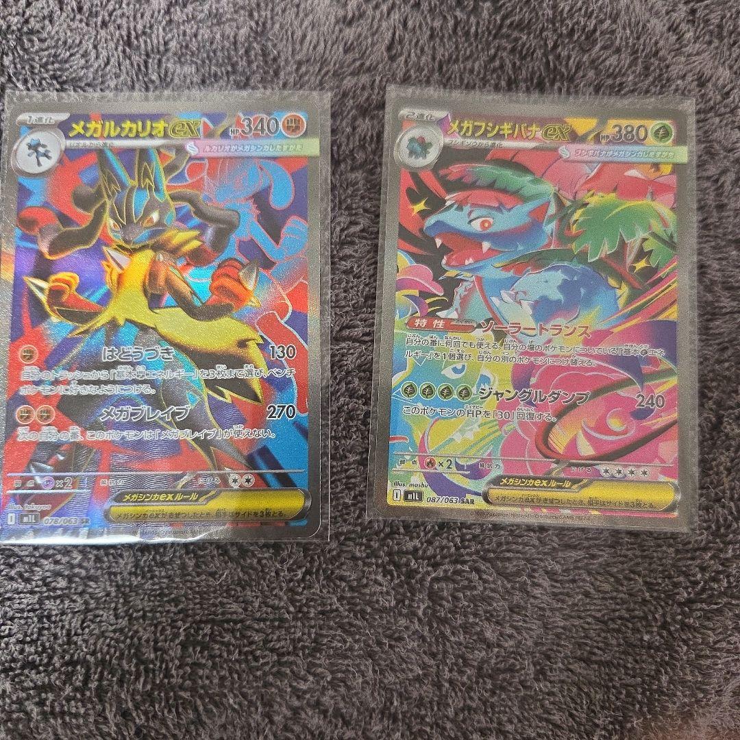 メガルカリオEX＆メガフシギバナEX