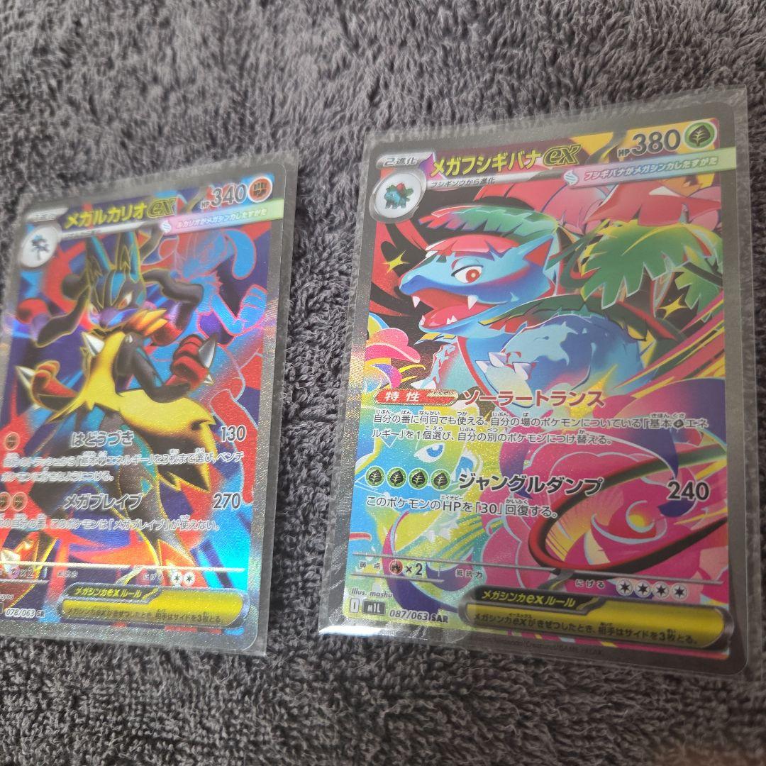 メガルカリオEX＆メガフシギバナEX