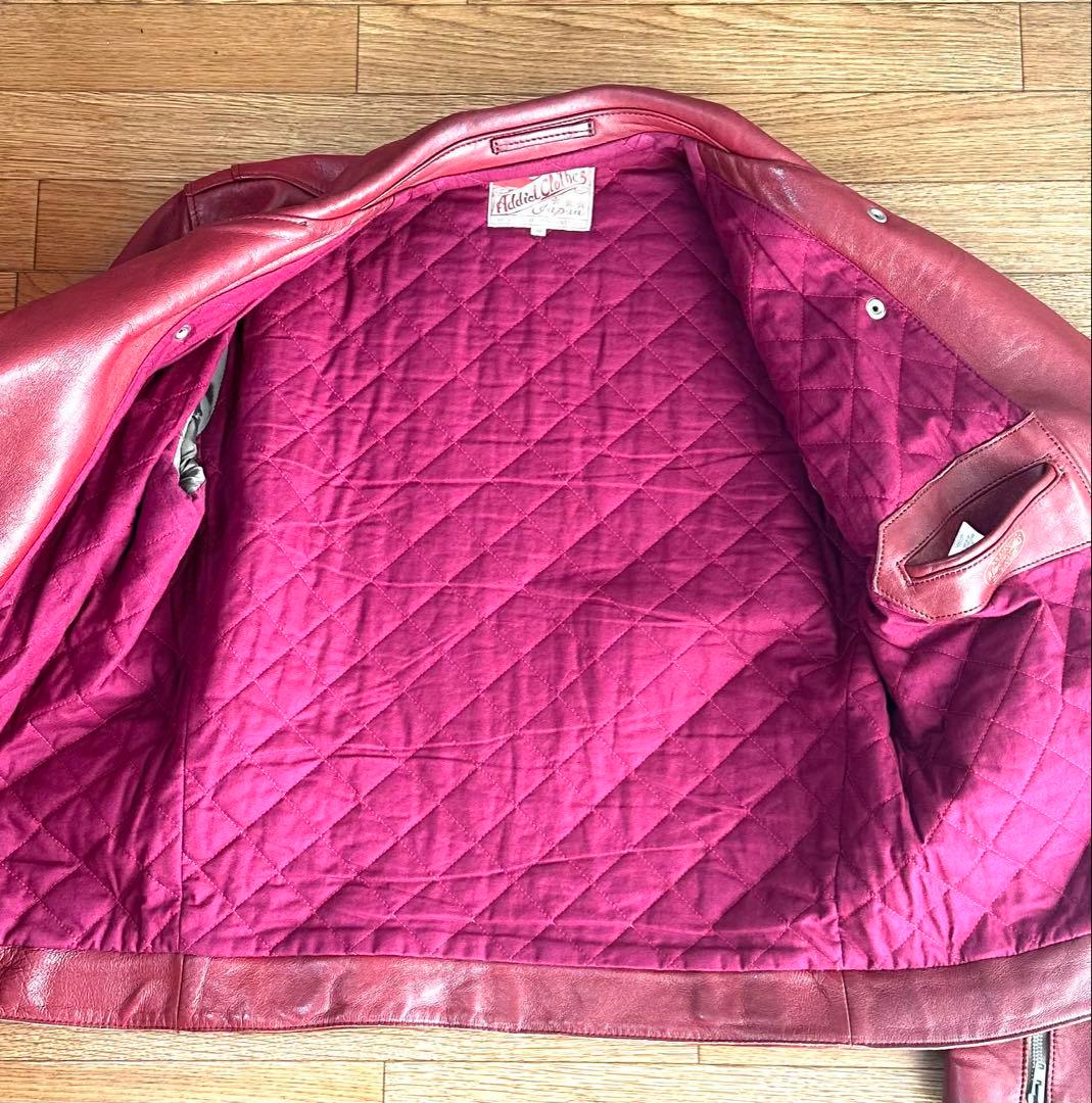 アディクトクローズ　廃盤品　ワインレッド　日本製　サイズ40 茶芯