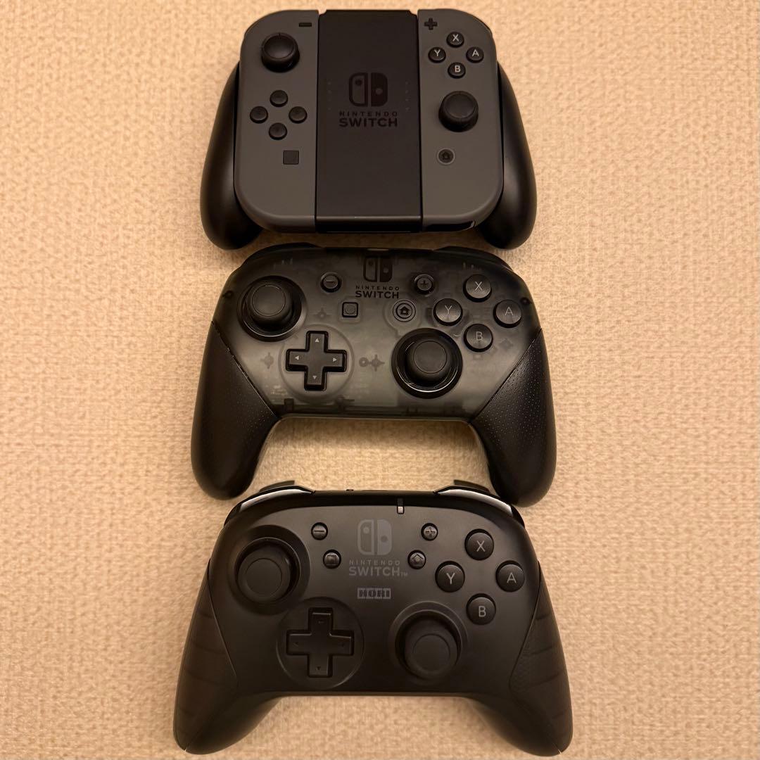 Nintendo Switch 本体と付属品 コントローラー2個 箱無し