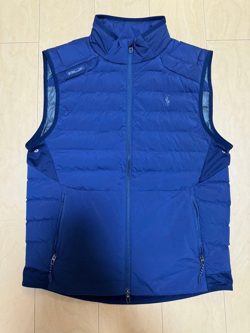 RLX Ralph Lauren フルジップベスト ネイビー Sサイズ