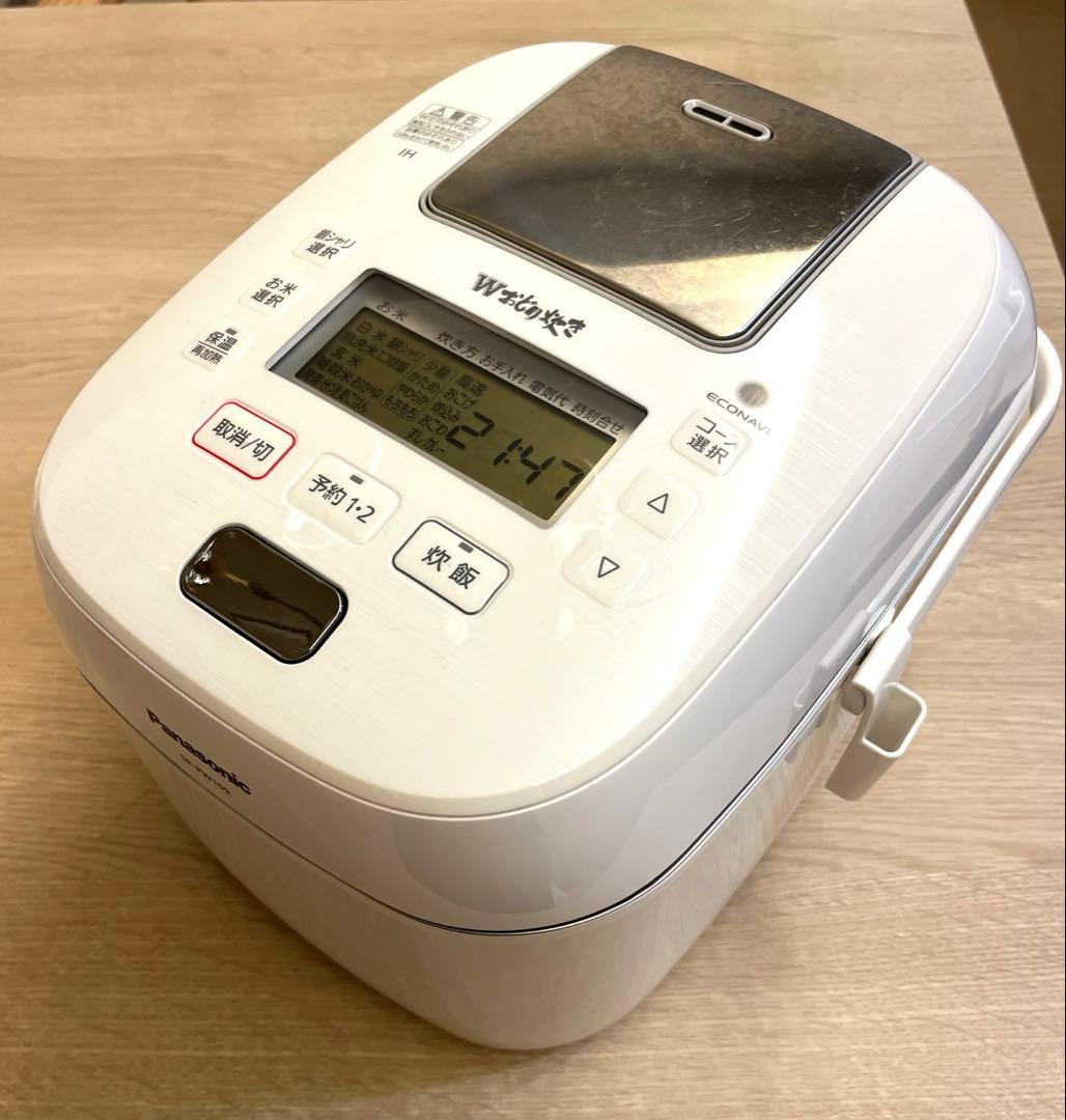 美品Panasonic 可変圧力IH ジャー炊飯器SR-PW109 2020年製