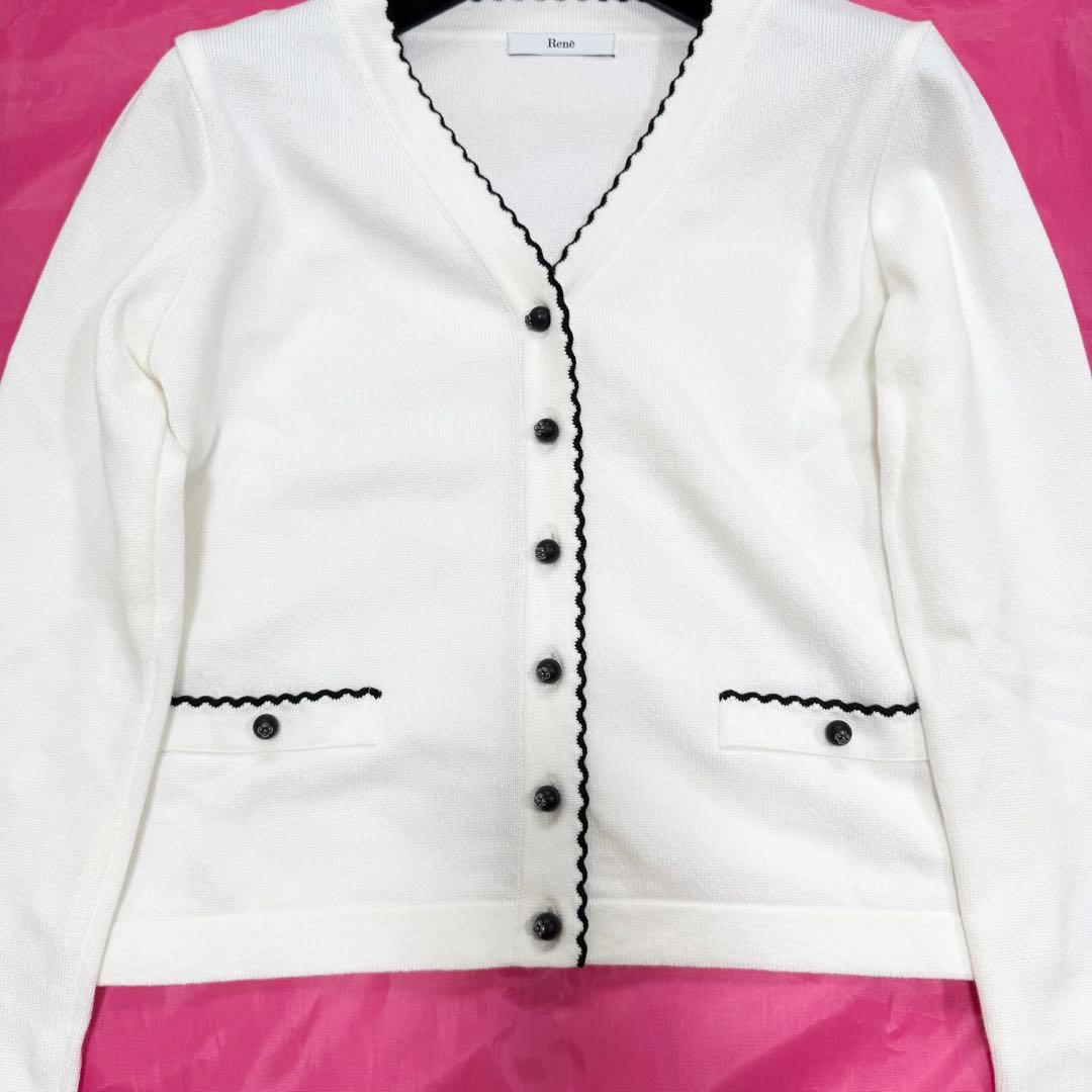 【極美品✨】ルネ　カーディガン　羽織り　アウター　カメリア　36 2025年