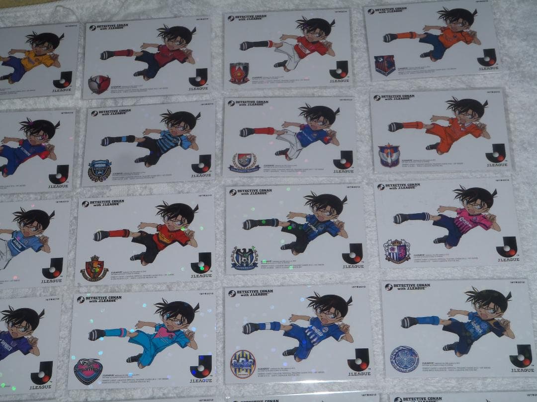 ❤️フルコンプ❤️コナン Jリーグ トレカ★全40枚セット2012★20周年記念