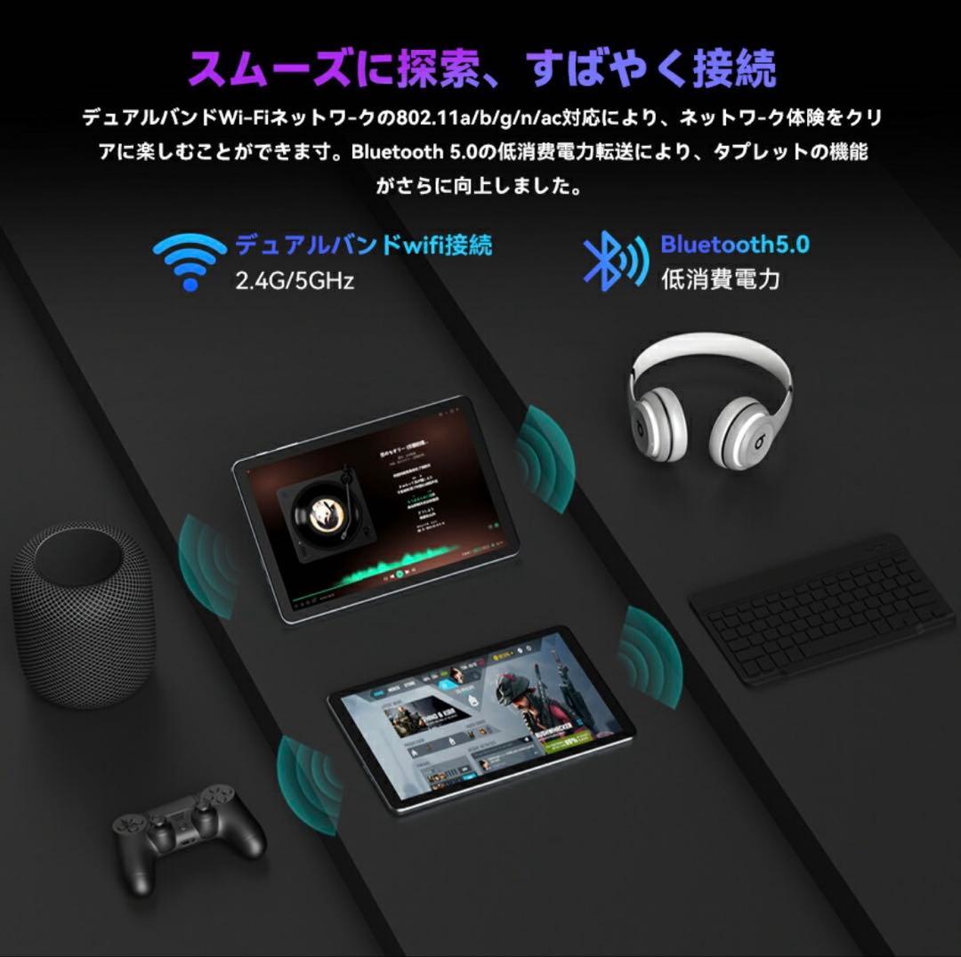 や*き様 Android15 タブレットセット10インチ 12GB+128GB