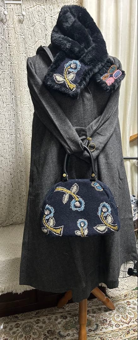 専用えべっさん　福くるセット レアタルト＆yume バッグ＆マフラー＆ニットop