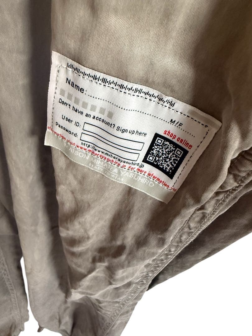 ミハラヤスヒロ ジャンプスーツ