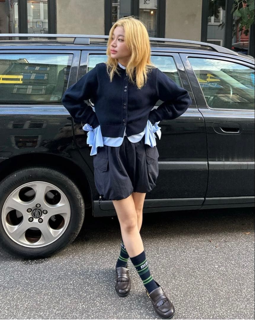 Bibiy ANGELIQUE KNIT ネイビー 新品 タグ付き 公式完売品