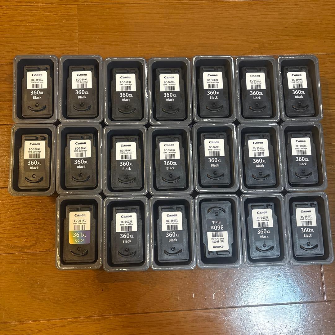 Canon 360XL 29個 361XL 1個