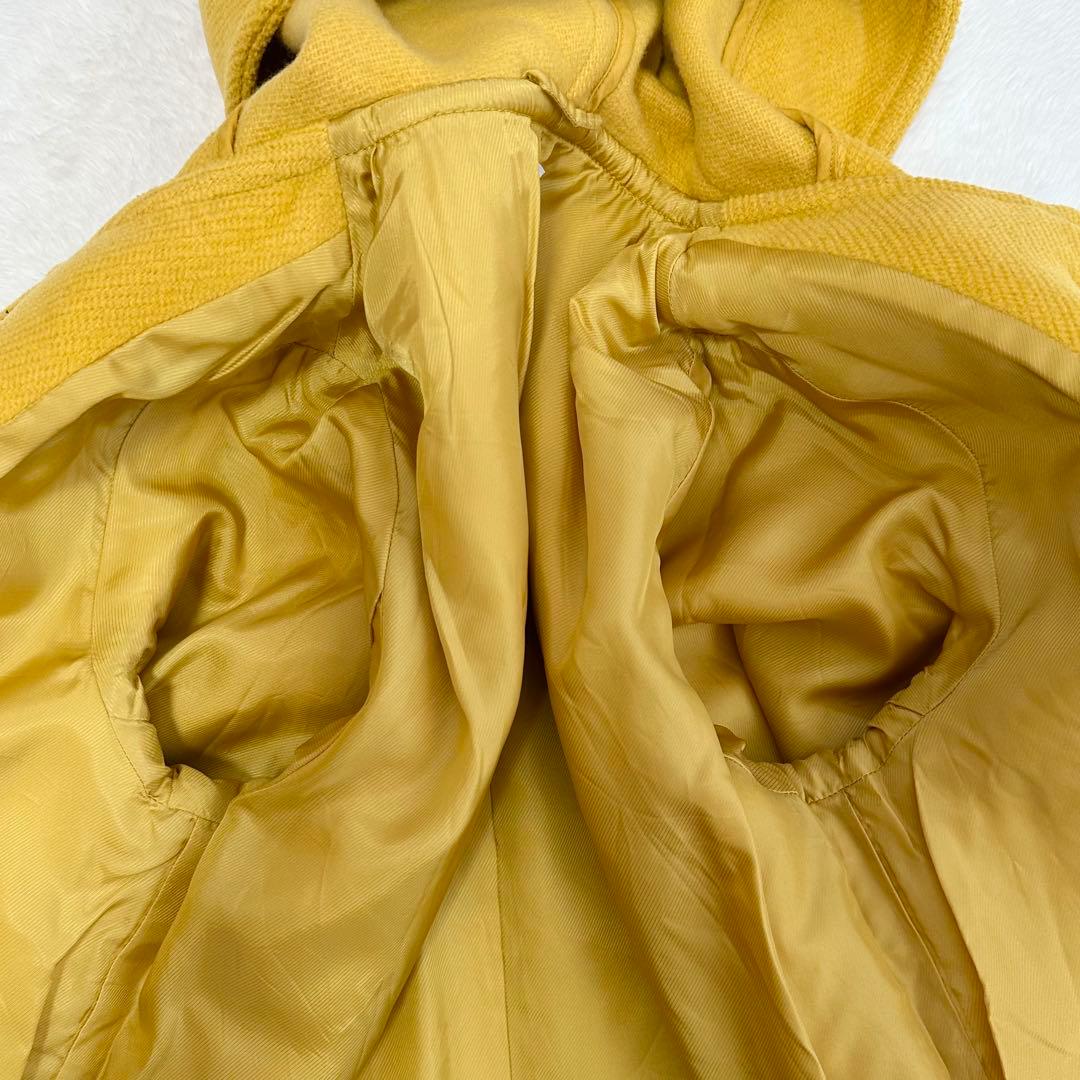 極美品✨ビューティーユース ユナイテッドアローズ ダッフルコート イエロー L