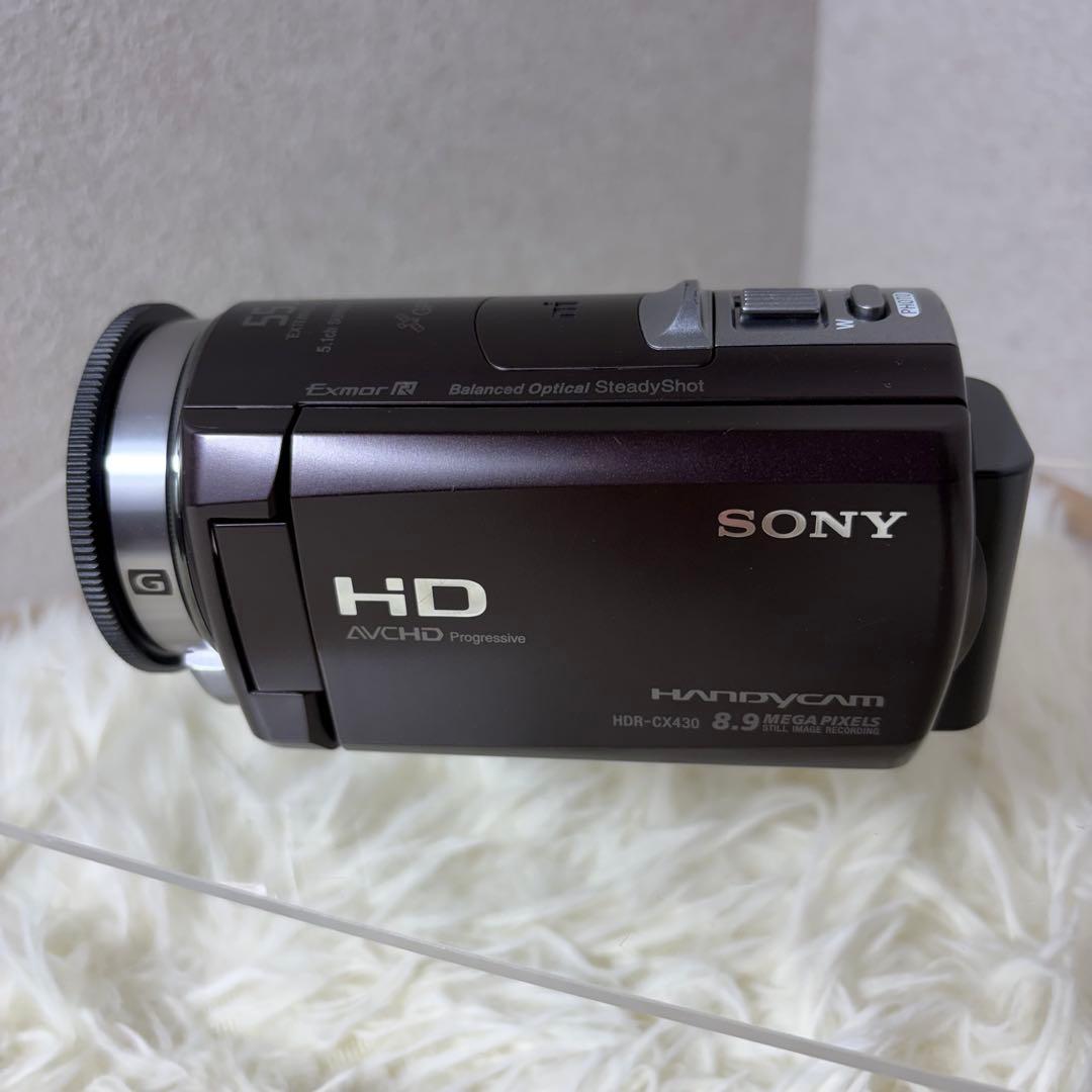 【極美品】SONY HDR-CX430V ハンディカメラ 付属品多数