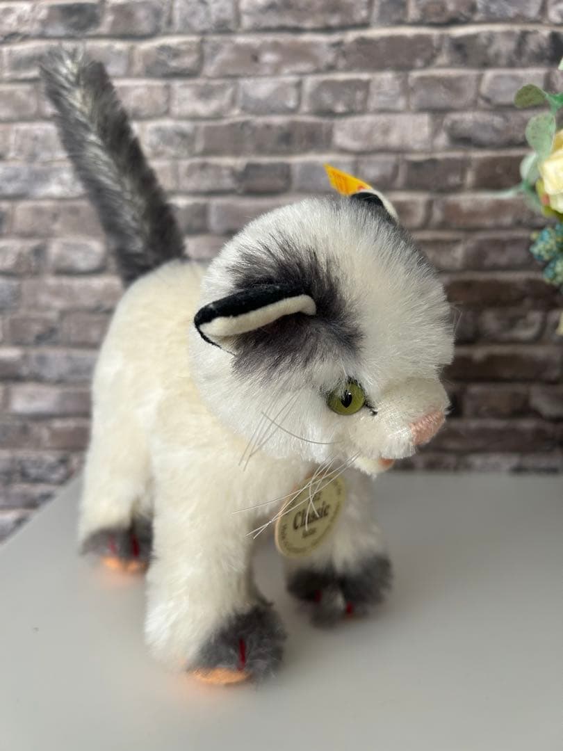 ア*リ様 シュタイフ クラシック キャットsteiff classic katz
