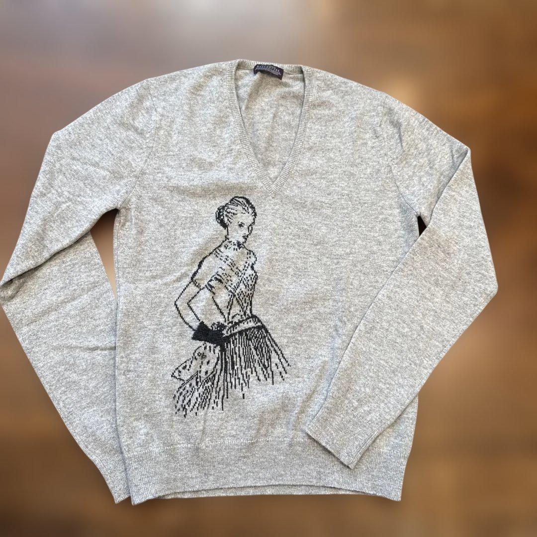 BLLANTYNE グレー Vネック セーター M 未使用品