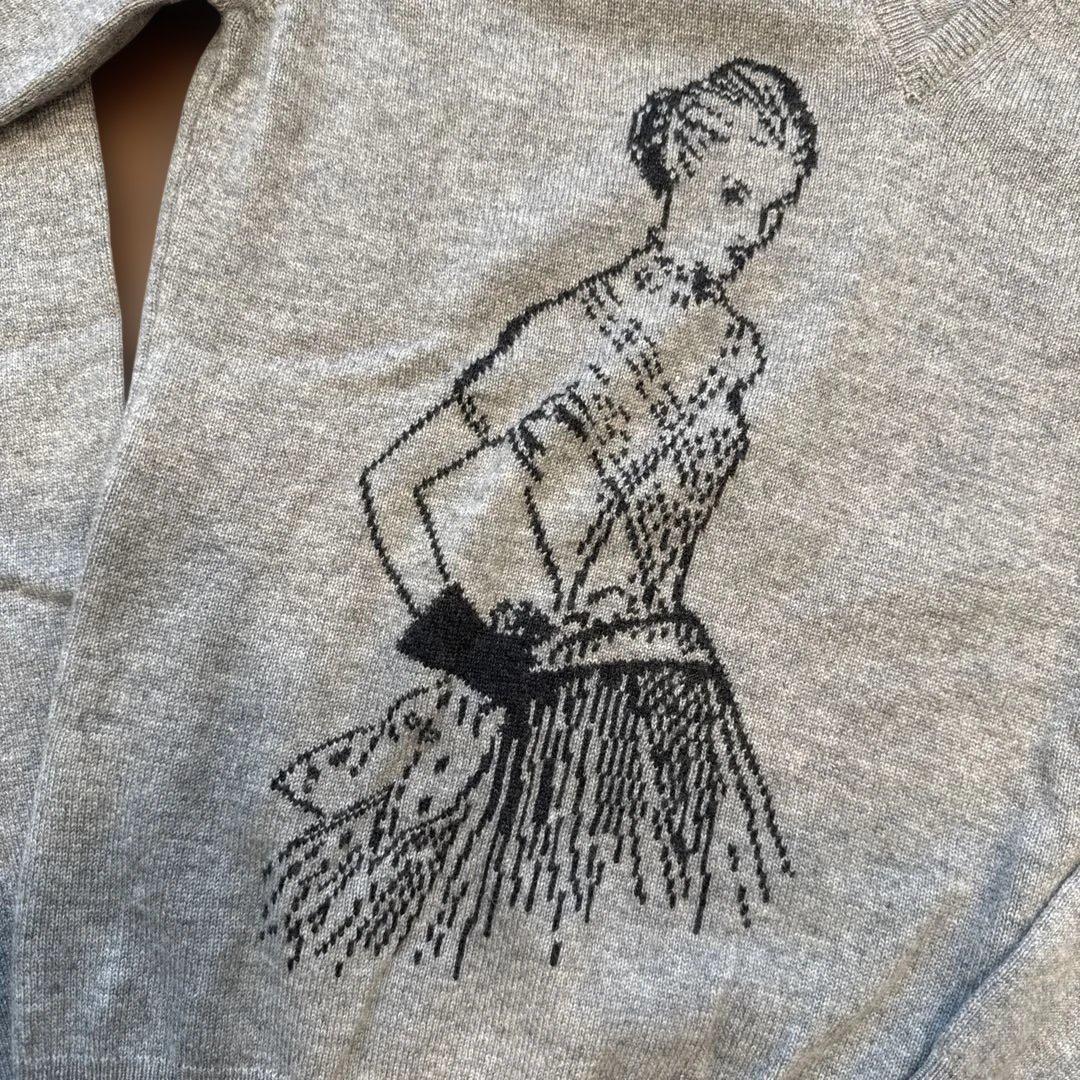 BLLANTYNE グレー Vネック セーター M 未使用品