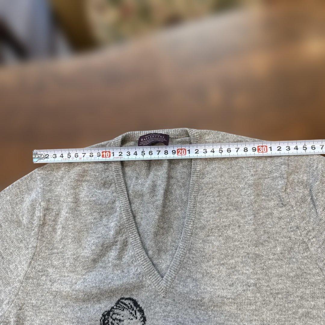 BLLANTYNE グレー Vネック セーター M 未使用品