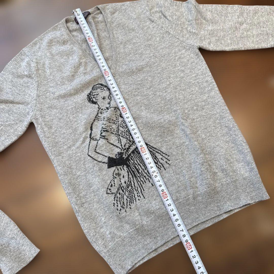 BLLANTYNE グレー Vネック セーター M 未使用品