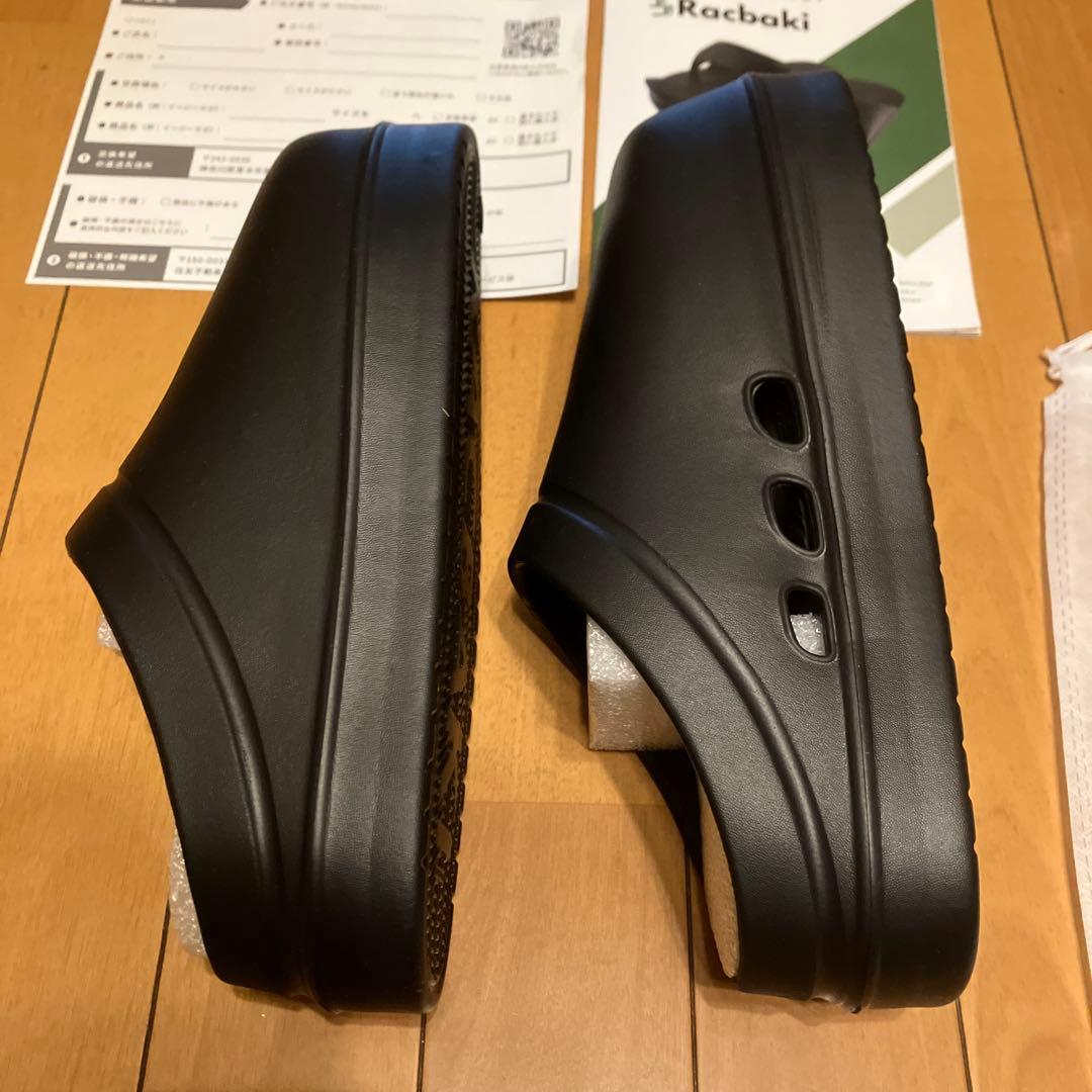 Racbaki ラクバキ イージーサボ　レディースL ブラック