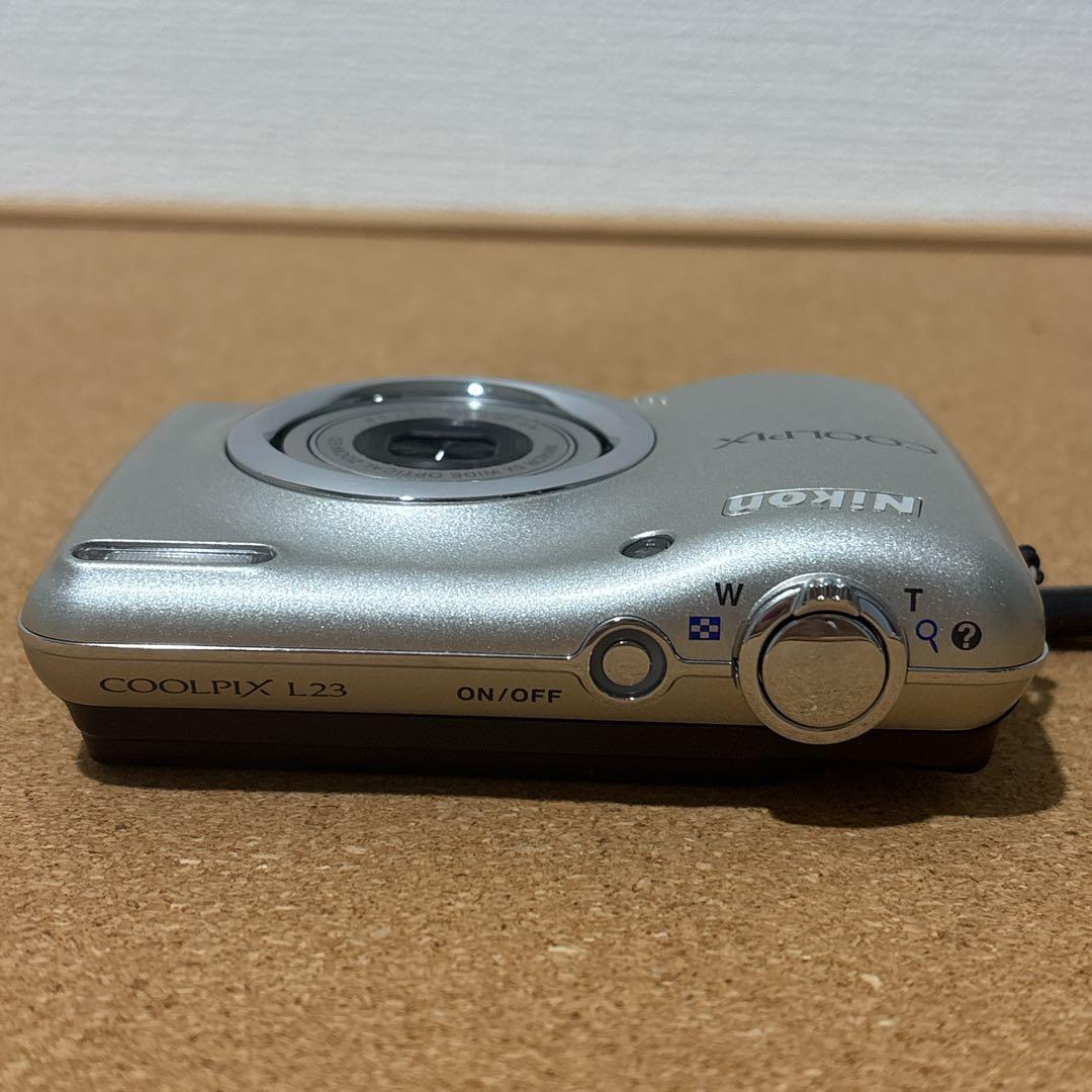 実写美⭕️美品【動作確認済】Nikon COOLPIX L23 シルバー
