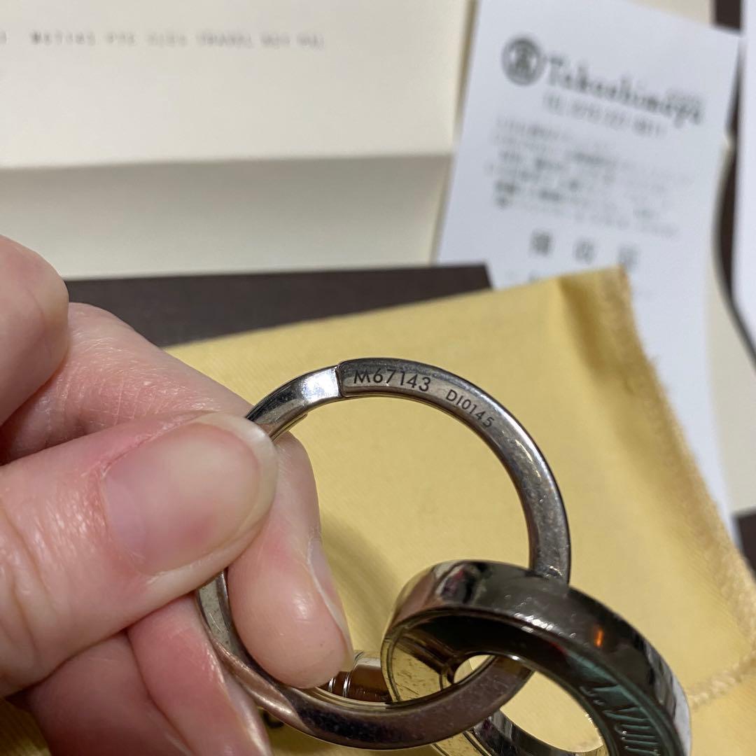 ルイ・ヴィトン ポルトクレ トラベルキー キーリング キーホルダー 付属品あり