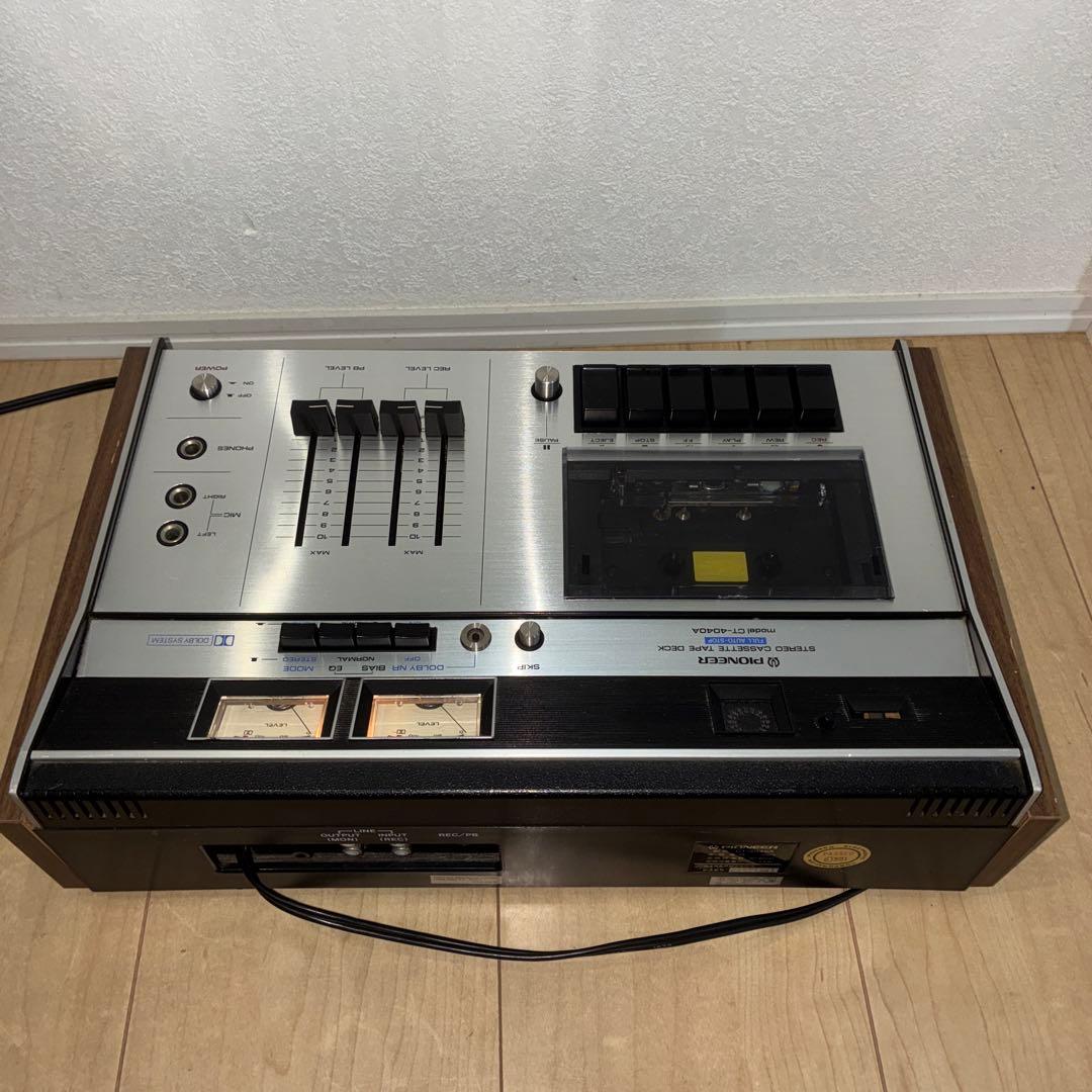 パイオニア　CT-4040A カセットデッキ 　動作ok
