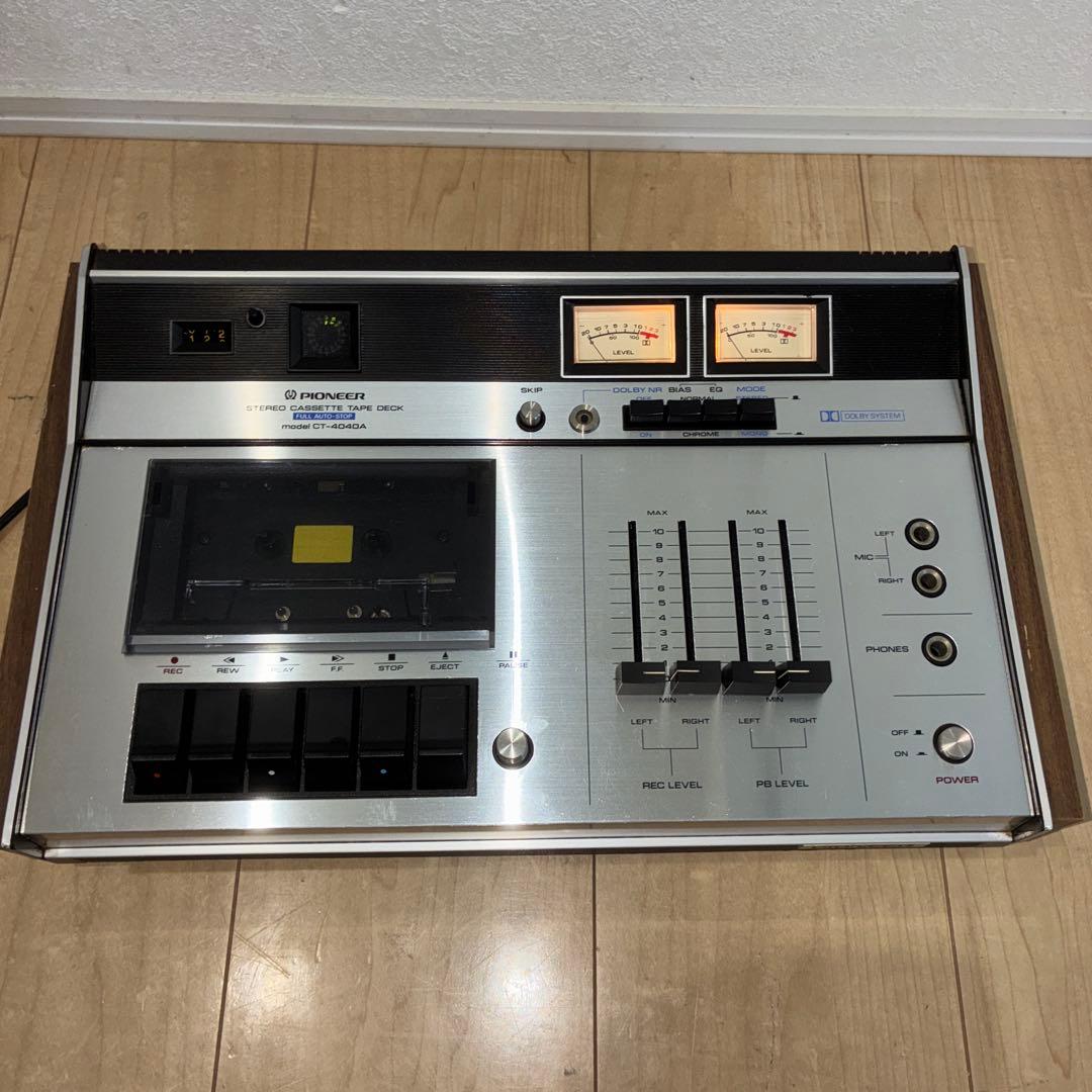 パイオニア　CT-4040A カセットデッキ 　動作ok