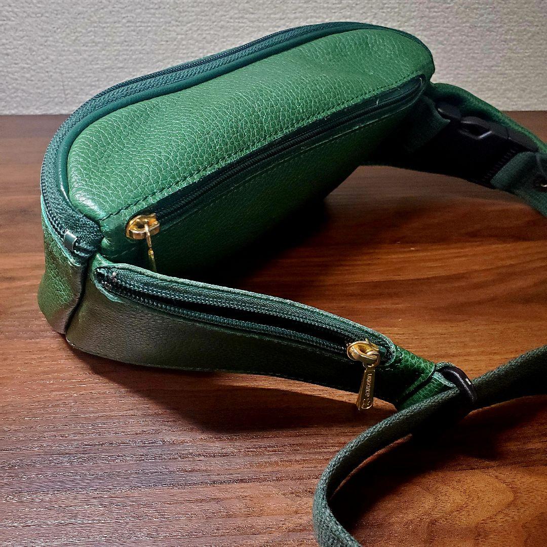 フランス ロンシャン Longchamp レザー ウエストポーチ