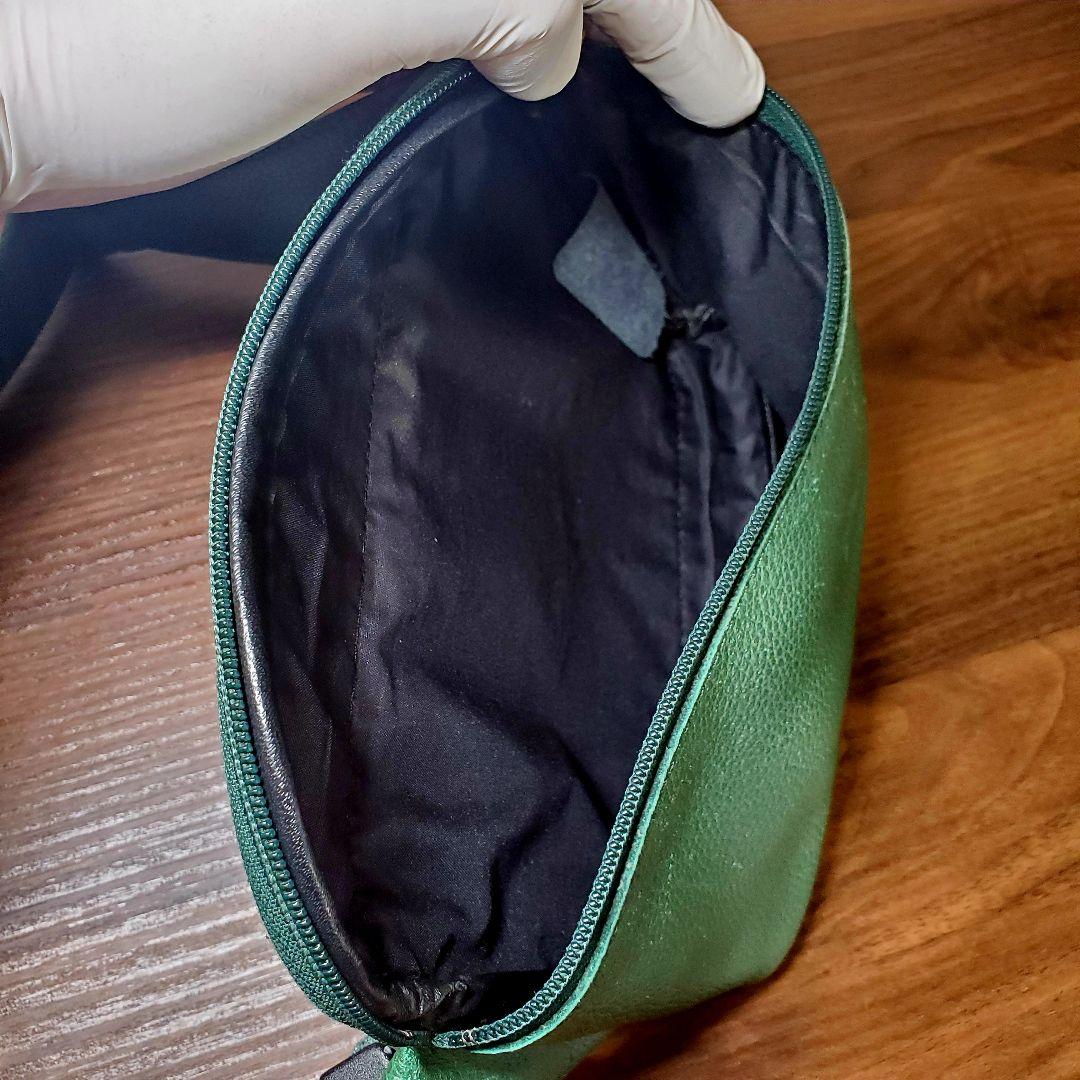 フランス ロンシャン Longchamp レザー ウエストポーチ