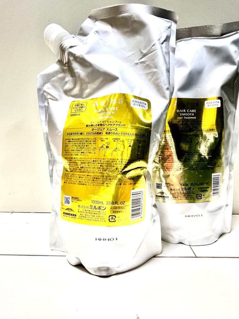オージュア スムースシャンプー1000mlトリートメント1000g