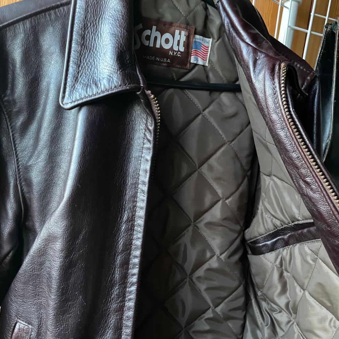 ショット　Schott シングルライダースジャケットAT101？