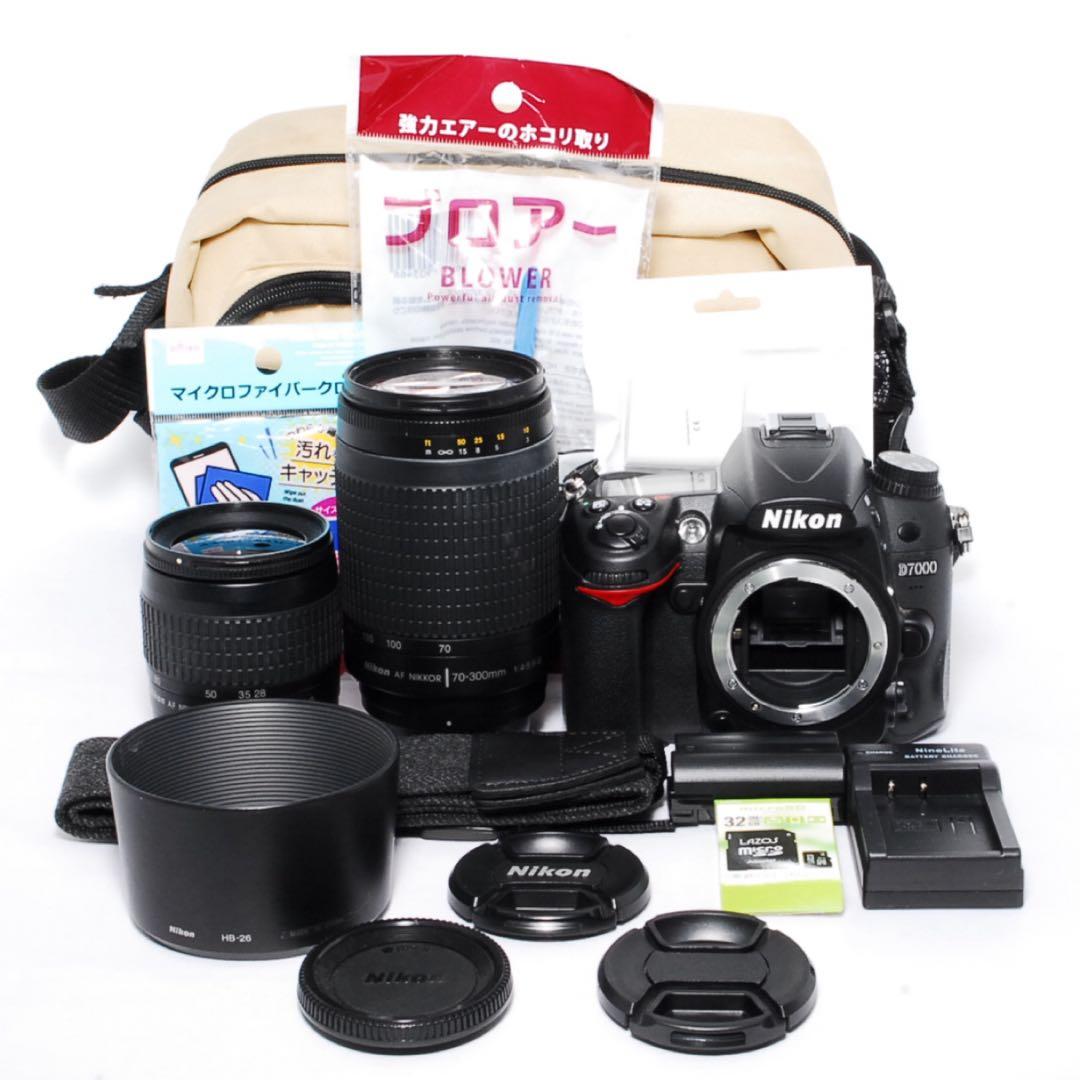 ◆バッグ付き◆Nikon D7000◆一眼レフカメラ◆すぐ使える◆スマホ転送◆