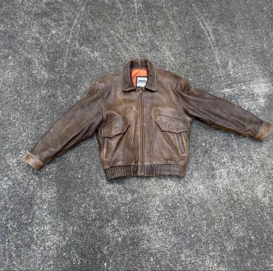 90s 80s URBAN EXPENSE レザージャケット