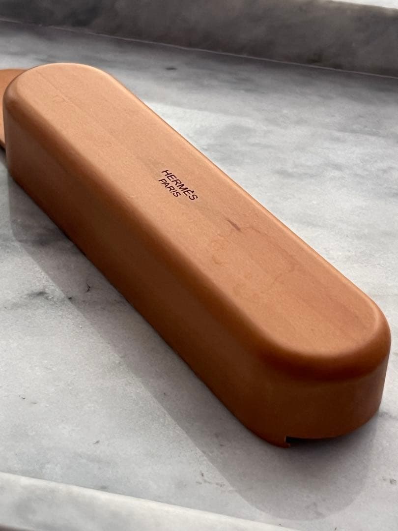 エルメス HERMES ピルケース 4 ウッド 薬入れ 小物入れ マルチケース