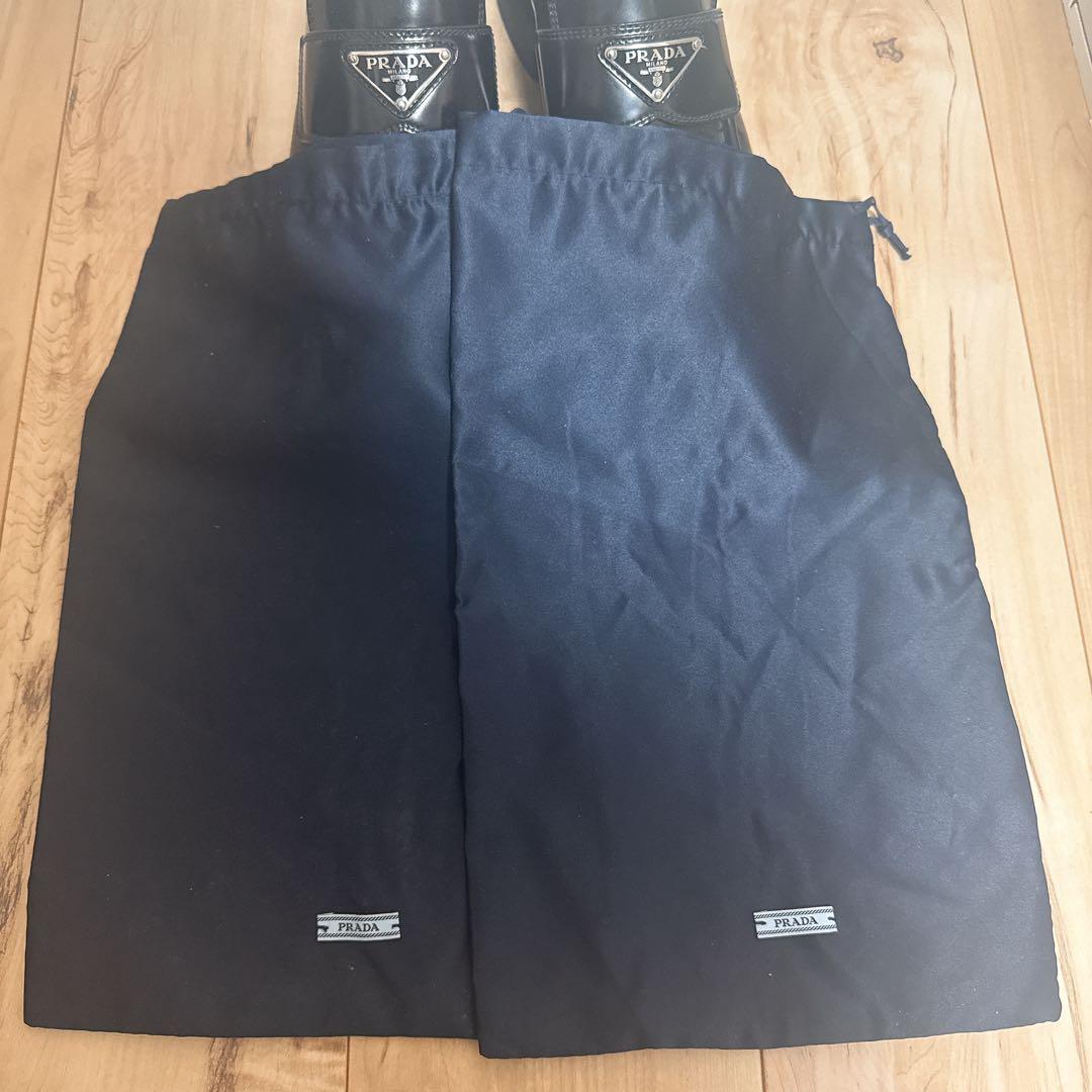 美品　プラダ　ローファー　革靴　サイズ38 1/2