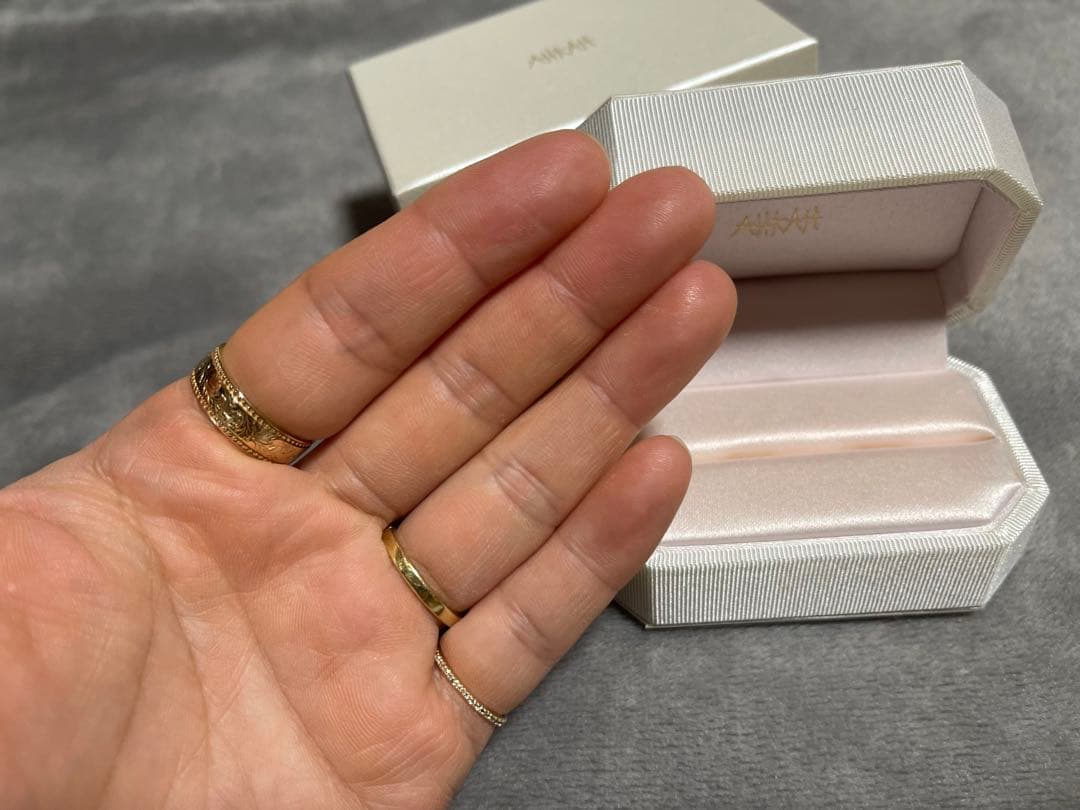 ■■現行モデル■■AHKAH ティナ(ハーフエタニティ/1.9mm)ゴールド♡