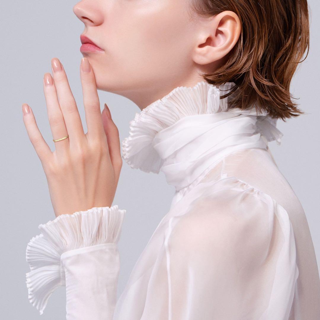 ■■現行モデル■■AHKAH ティナ(ハーフエタニティ/1.9mm)ゴールド♡